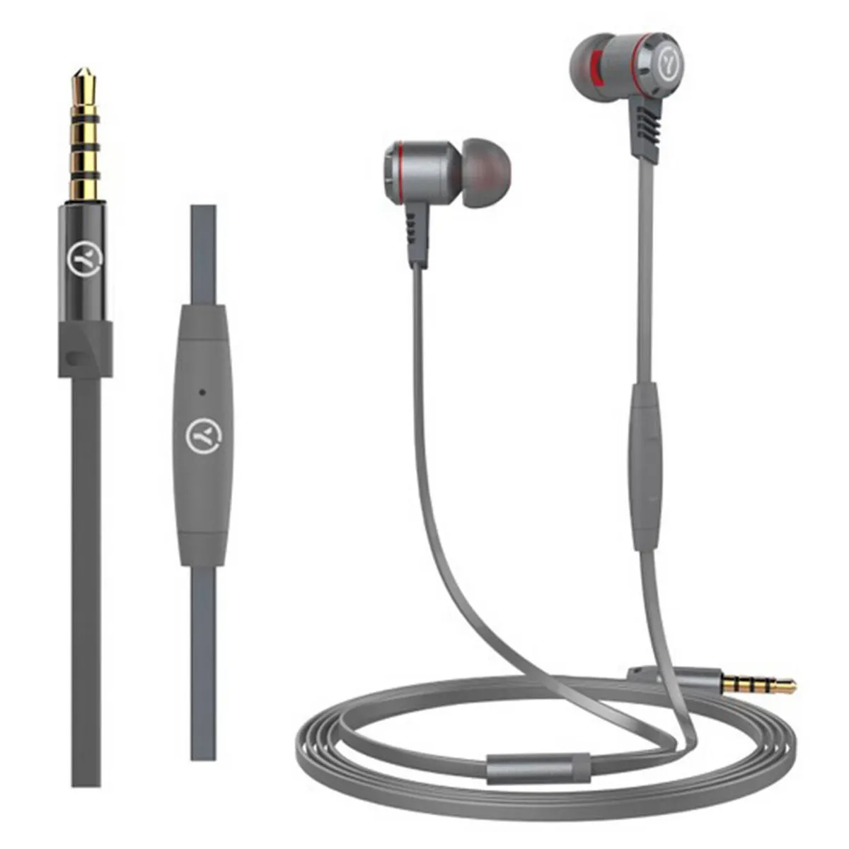 YOLO - Audífonos Smartphones YEP1696M Gris