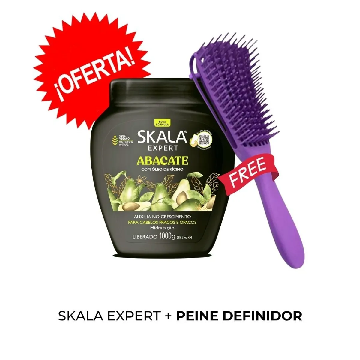 SKALA - Mascarilla Cap 2 en 1 Skala Abacate 1kg - OFERTA