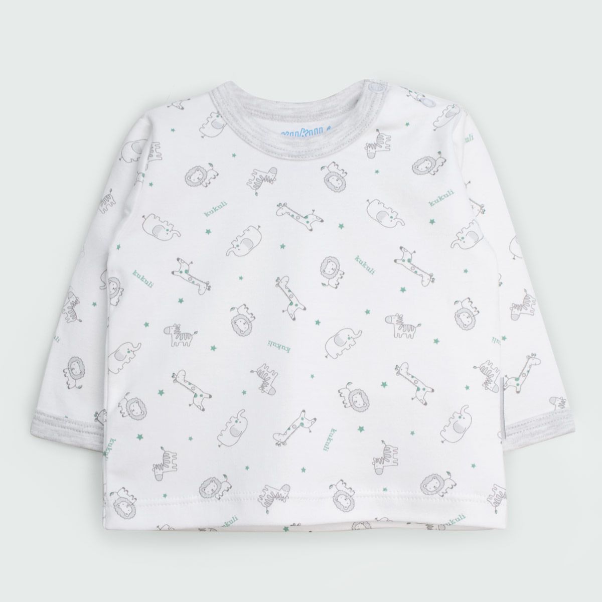 KUKULI - BABY POLO MLARGA ESTAMPADO K0020