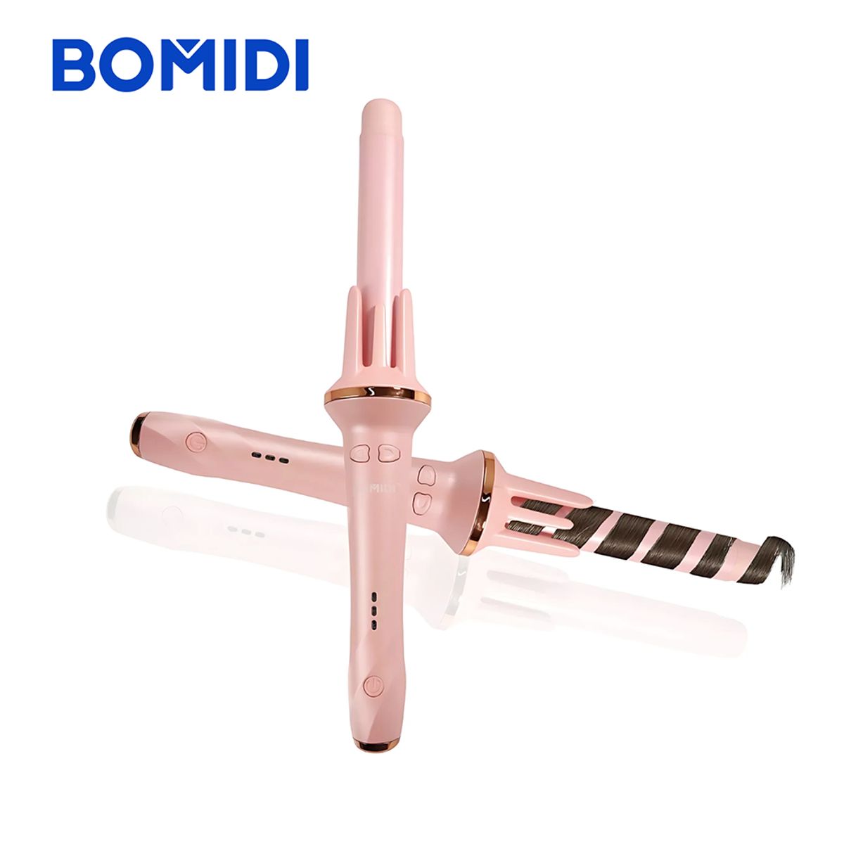 BOMIDI - Rizador Automático de Cabello Bomidi HC02 Rosado