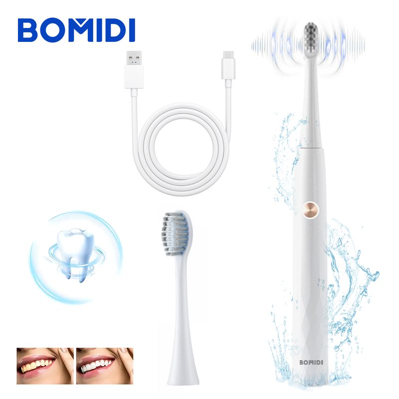 BOMIDI - Cepillo Dental Eléctrico Bomidi T501 Blanco
