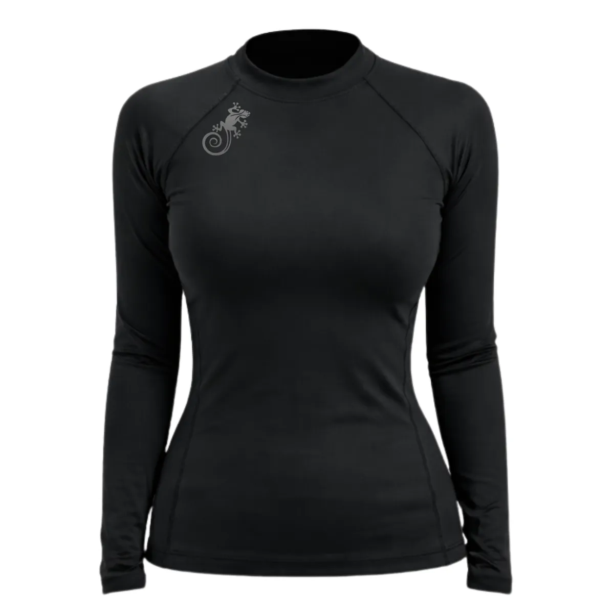 AQUA&MODA - LICRA CON PROTECCION UV AQUAMODA LAMHNLGR UNISEX NEGRO LOGO GRIS REFLECTIVO