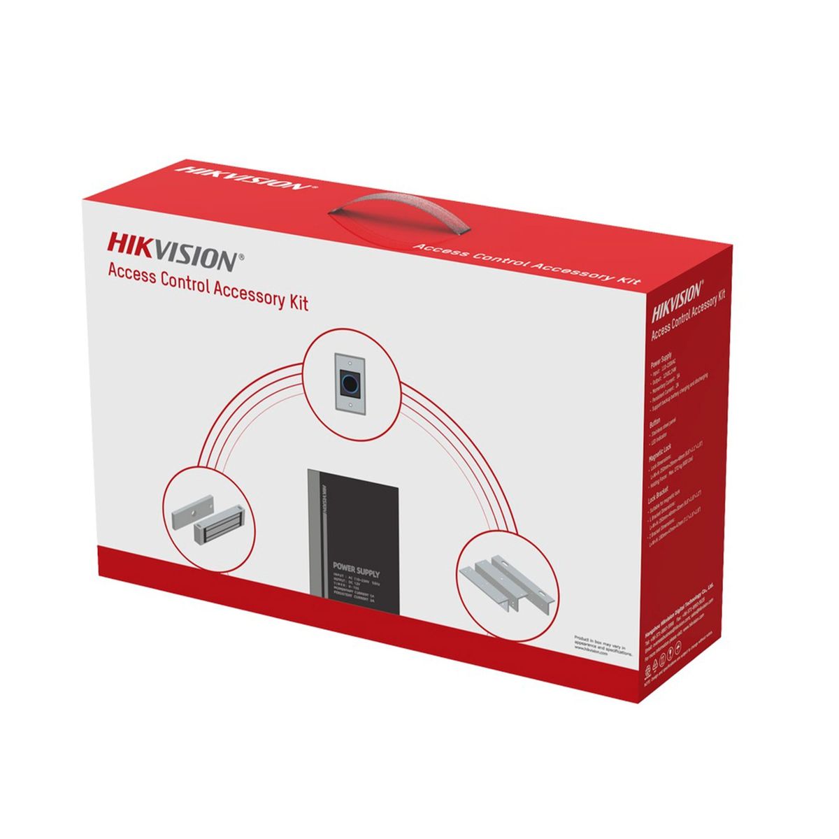 HIKVISION - KIT DE ACCESO HIKVISION CERRADURA SFUENTE 600LBS PN HK-DS-KAS-7M01