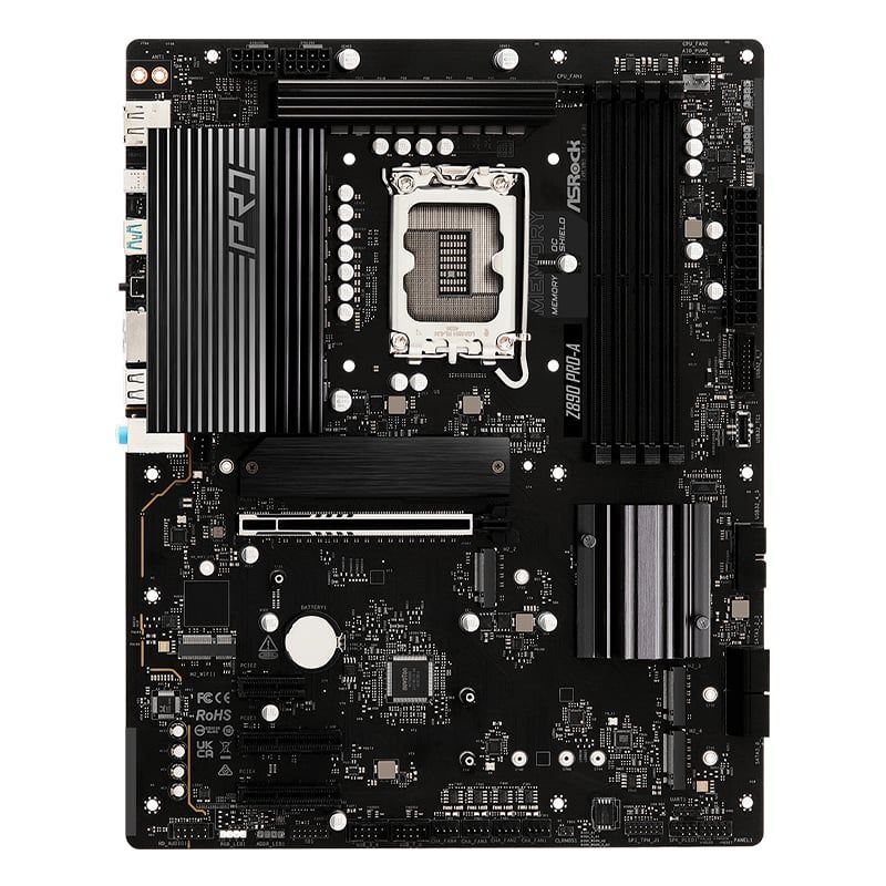 ASROCK - Motherboard ASROCK Z890 Pro-A Intel Z890 LGA 1851 HDMI DP ATX