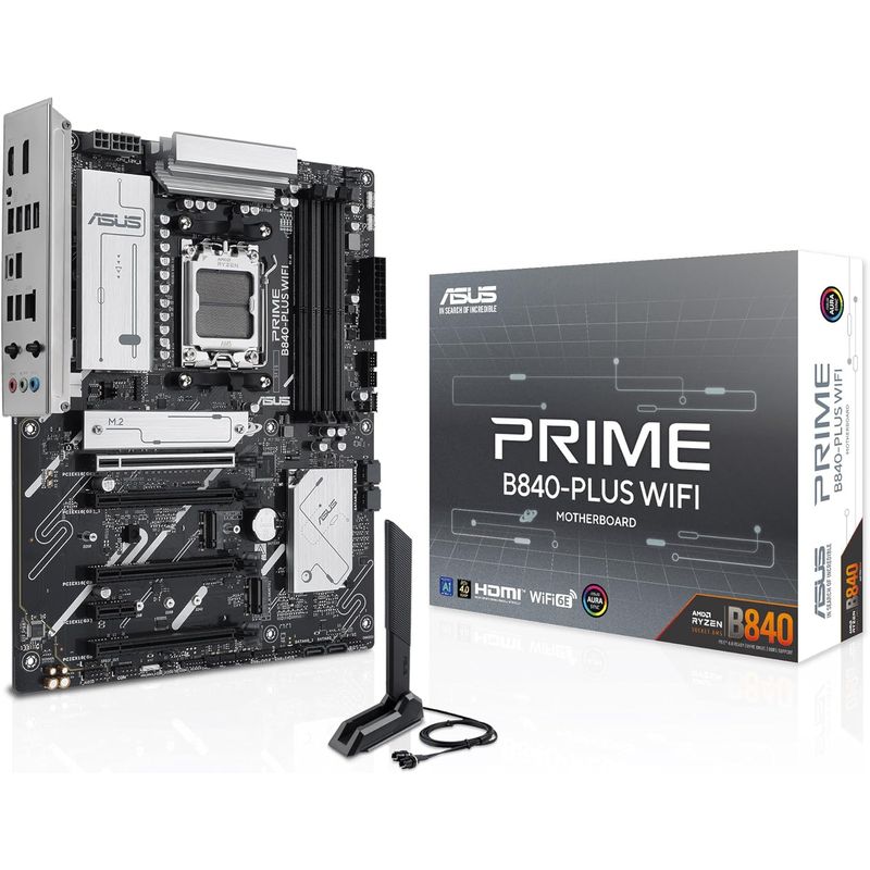 ASUS - Motherboard ASUS PRIME B840-PLUS WIFI AMD B840 Socket AMD AM5 ATX
