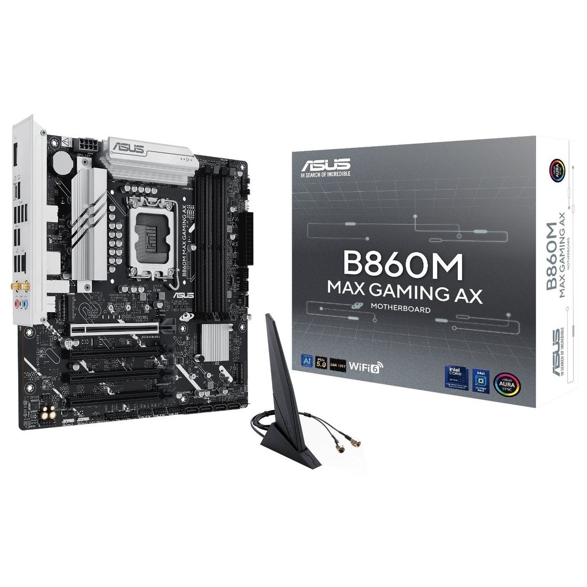 ASUS - Motherboard ASUS B860M MAX GAMING AX Intel B860 LGA 1851 DP mATX