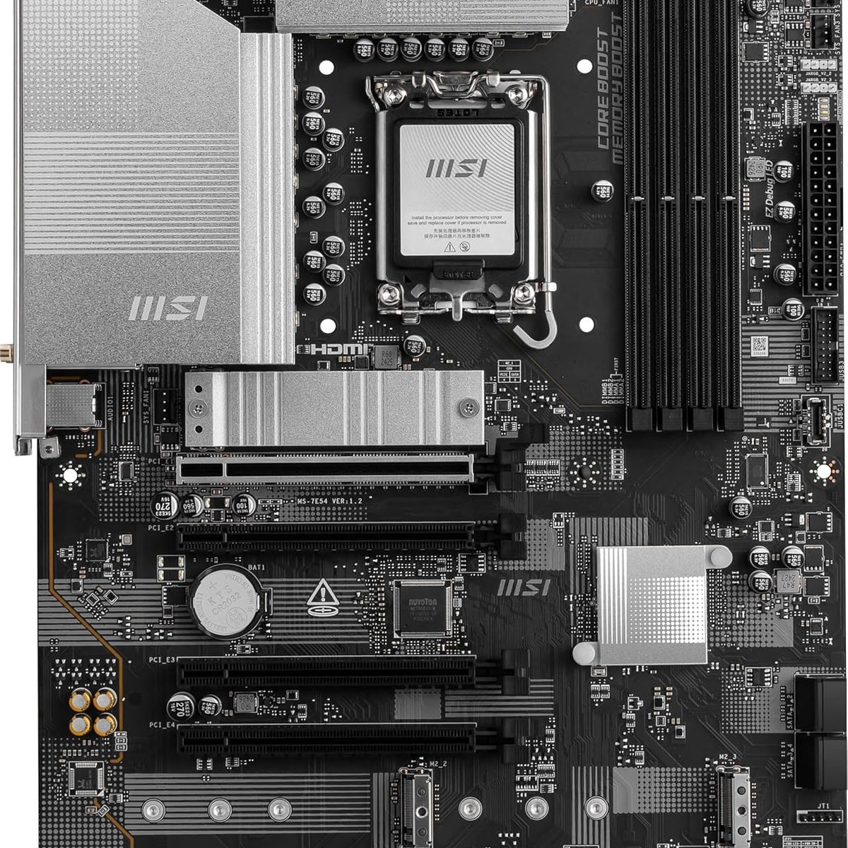 MSI - Motherboard MSI PRO Z890-S WIFI Intel Z890 LGA 1851 HDMI DP ATX