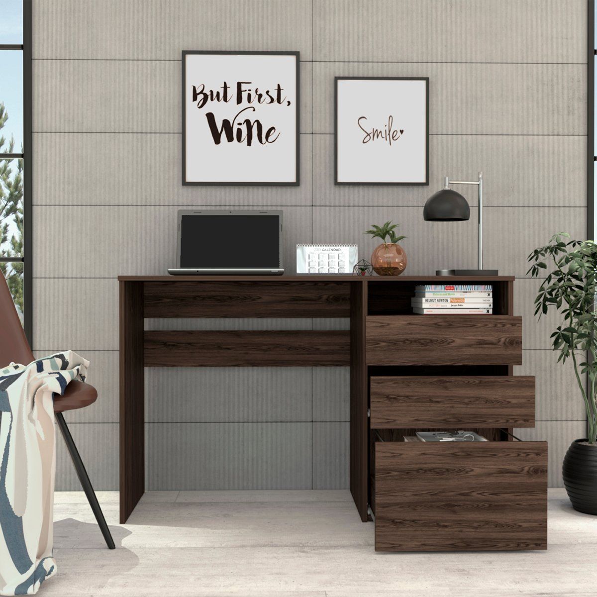 GENERICO - Escritorio Bogotá  Coñac - Envío Armado y Melamina 18mm