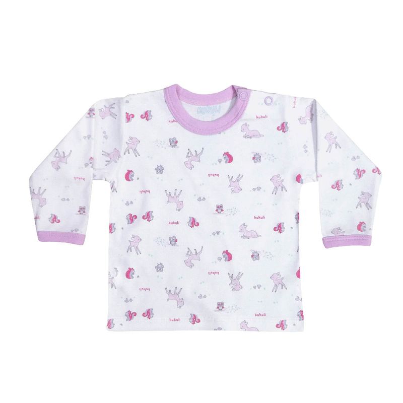 KUKULI - BABY POLO MLARGA ESTAMPADO K0020