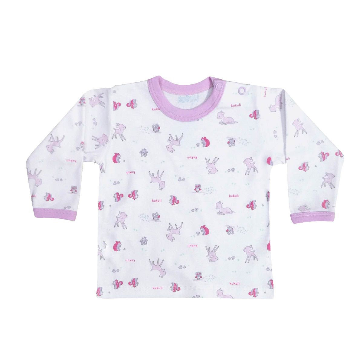 KUKULI - BABY POLO MLARGA ESTAMPADO K0020