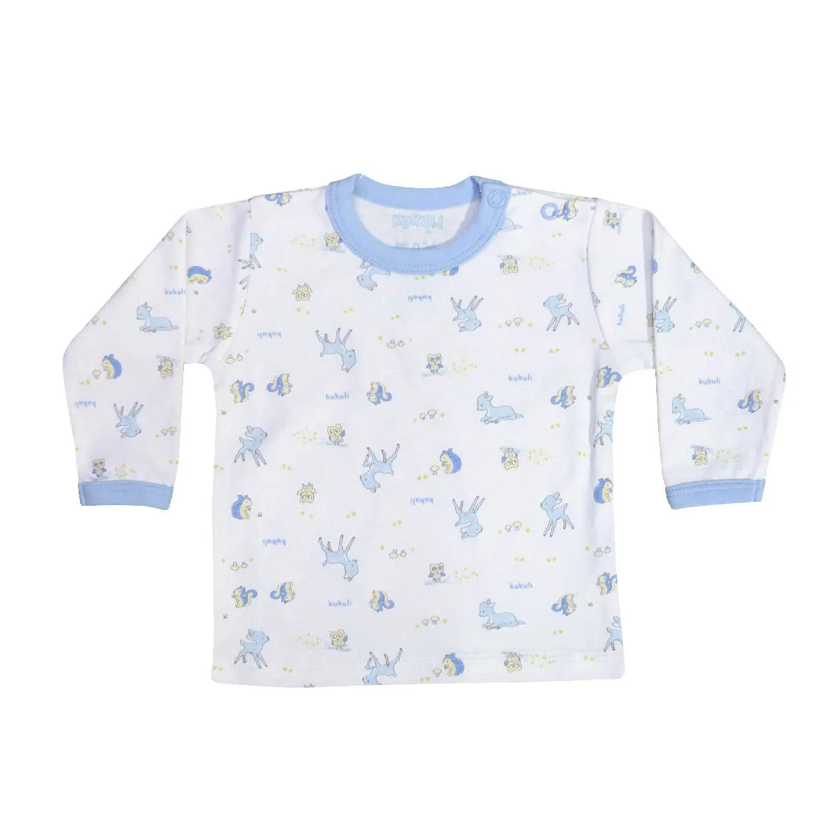 KUKULI - BABY POLO MLARGA ESTAMPADO K0020