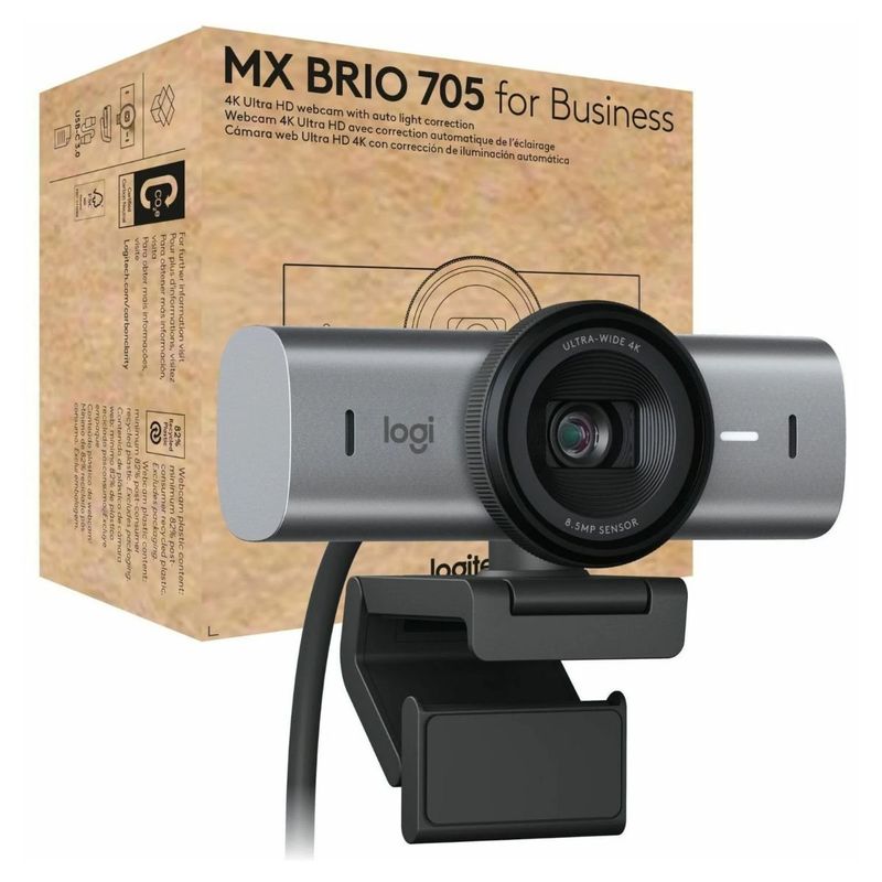 LOGITECH - CÁMARA LOGITECH MX BRIO 705 - Cámara Web 4K