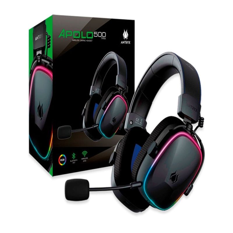 ANTRYX - AUDIFONO GAMING ANTRYX APOLO 500 TRIX BLUETOOTH BLACK (AWGH-AP500KTX)
