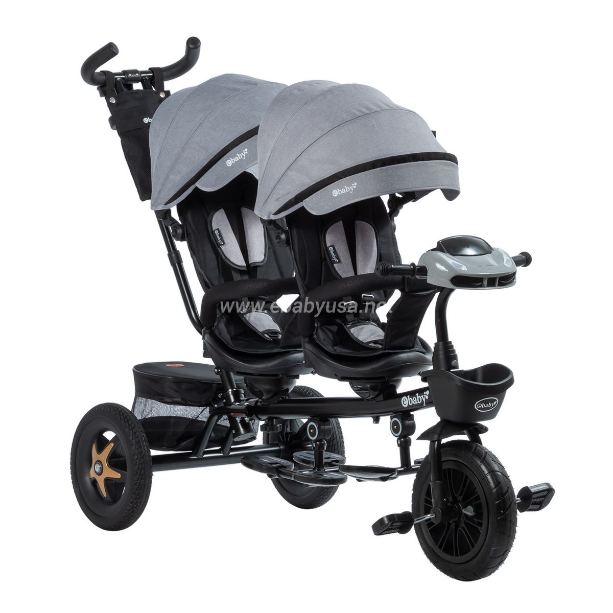 EBABY - TRICICLO MELLICERO EBABY 302-1 GRIS