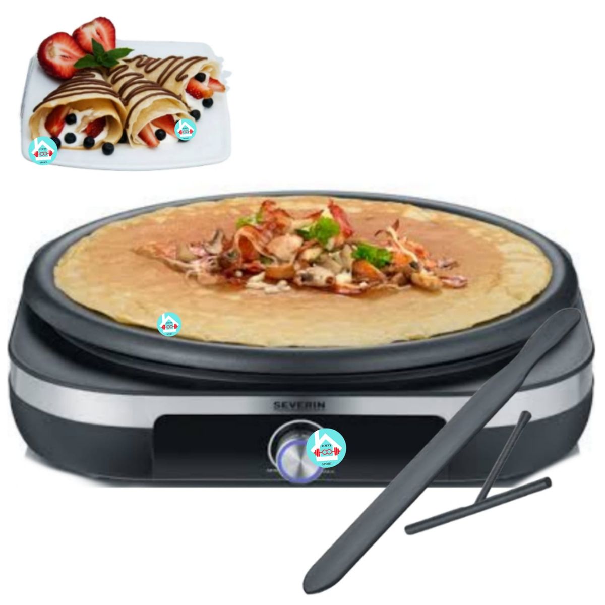 SEVERIN - Crepera Premium Severin XXL CM 2199