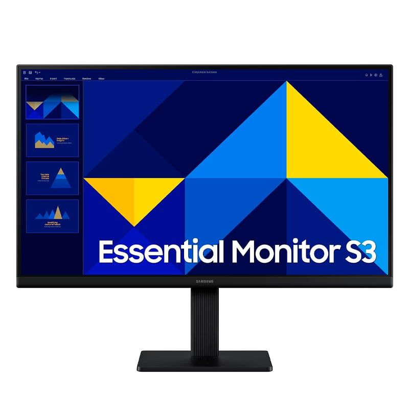 SAMSUNG - Monitor plano SAMSUNG Essential Monitor S3 22 FHD IPS 100Hz HDMI VGA