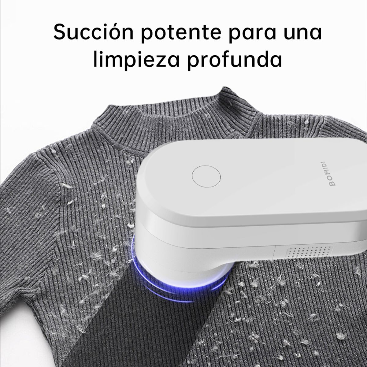 BOMIDI - Removedor Quita Pelusa Eléctrico Bomidi BMQ02 Blanco