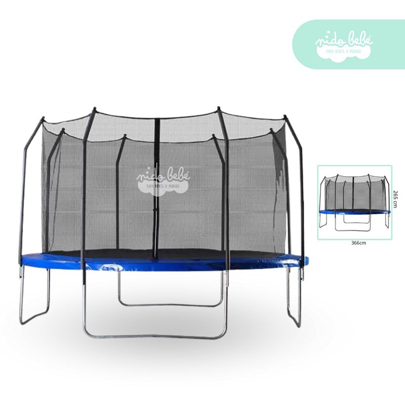 GENERICO - CAMA ELASTICA PARA NIÑOS 366CM X 265CM