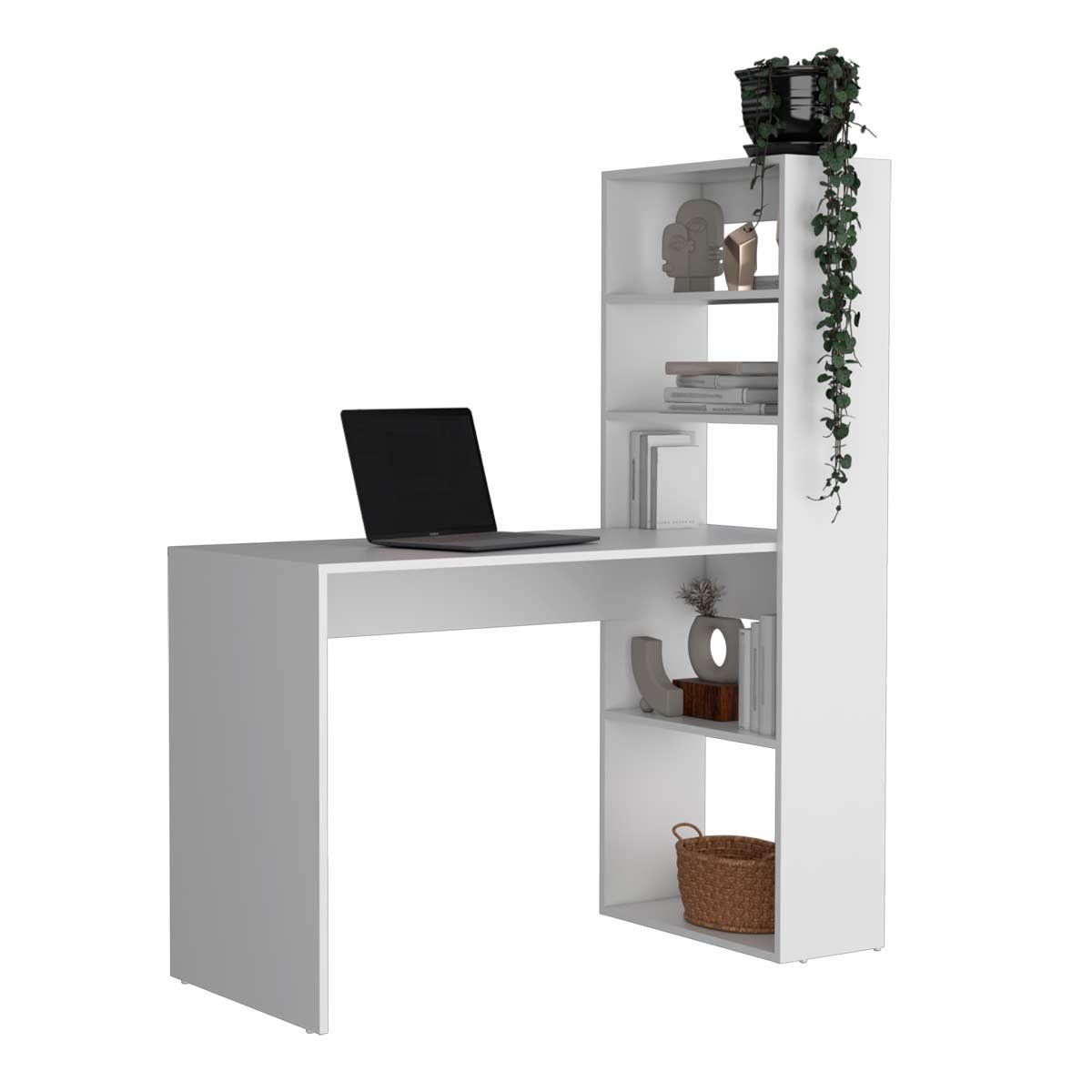 GENERICO - Escritorio Zeta  Blanco - Envío Armado y Melamina 18mm