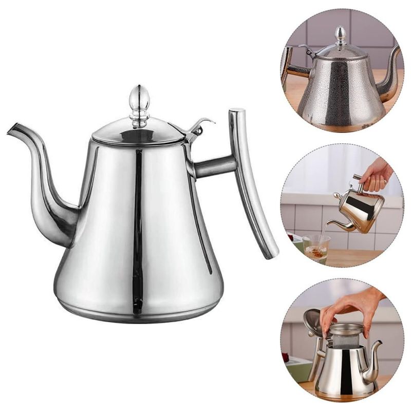 OEM - Cafetera Tetera 1 . 5L Con Filtro de Acero Inoxidable