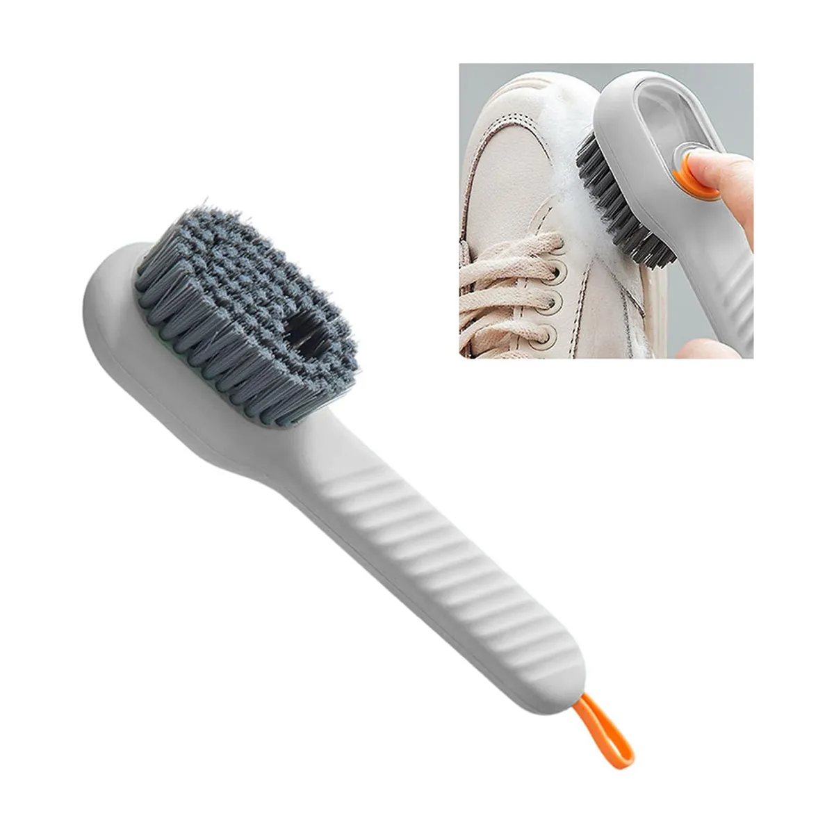 GENERICO - Cepillo de Limpieza para Zapatos con Dispensador de Jabón