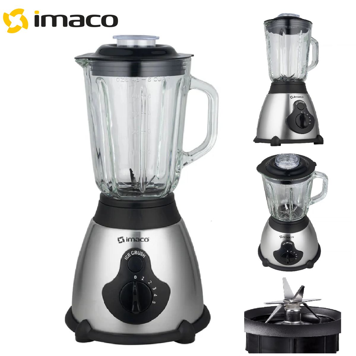 Imaco - Licuadora Imaco BLS509 1-5L 5 Velocidades 450W
