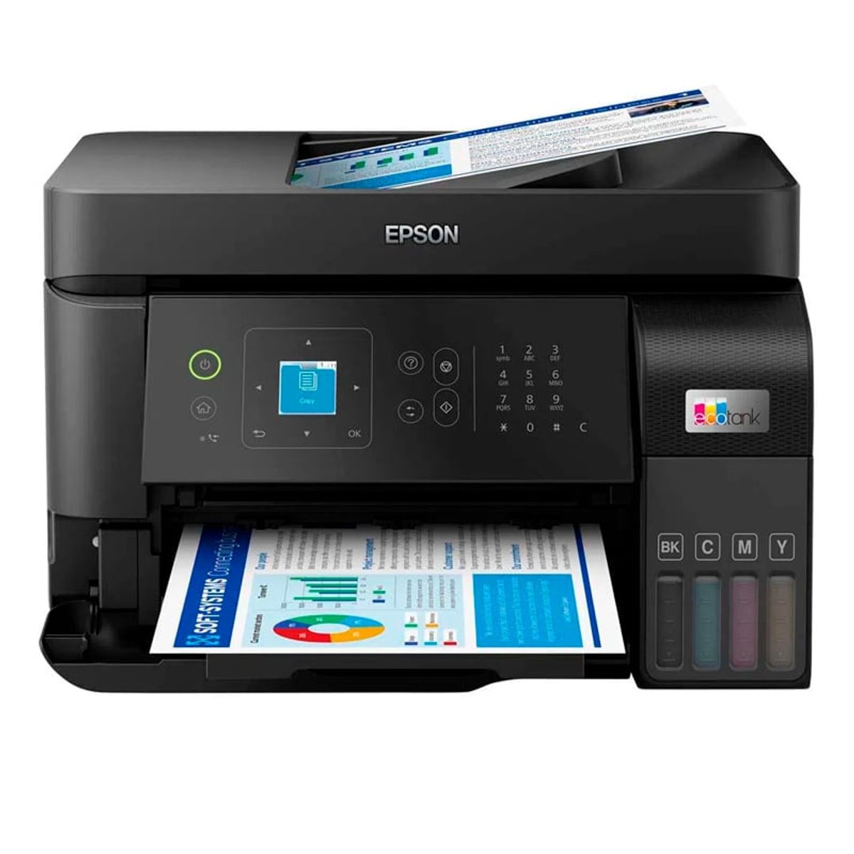 EPSON - Impresora Multifuncional Epson EcoTank L5590 Fax USB LAN Wi-Fi
