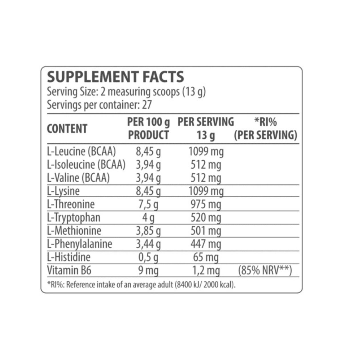 DORIAN YATES - Hit Eaa Amino Acid Complex Dorian Yates DY