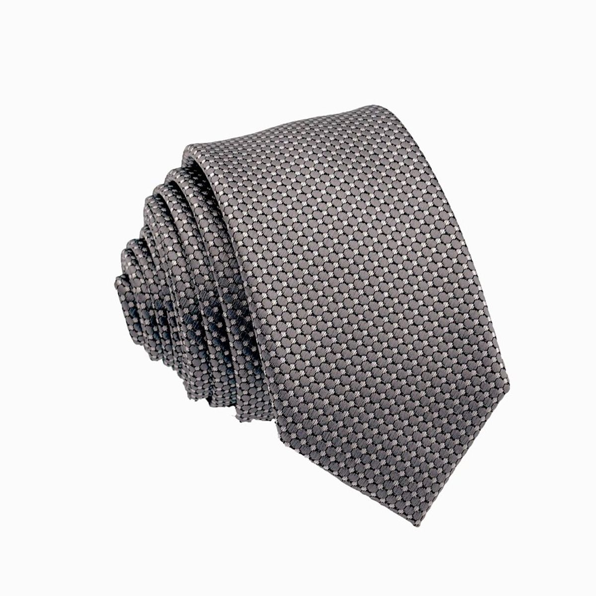 CHRISTIAN ARMAND - Corbata Slim Fit Gris Estilo Ejecutivo Estampado  Christian Armand