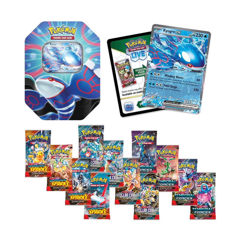 POKEMON - Pokemon TCG Azure Legends Tin Kyogre Español