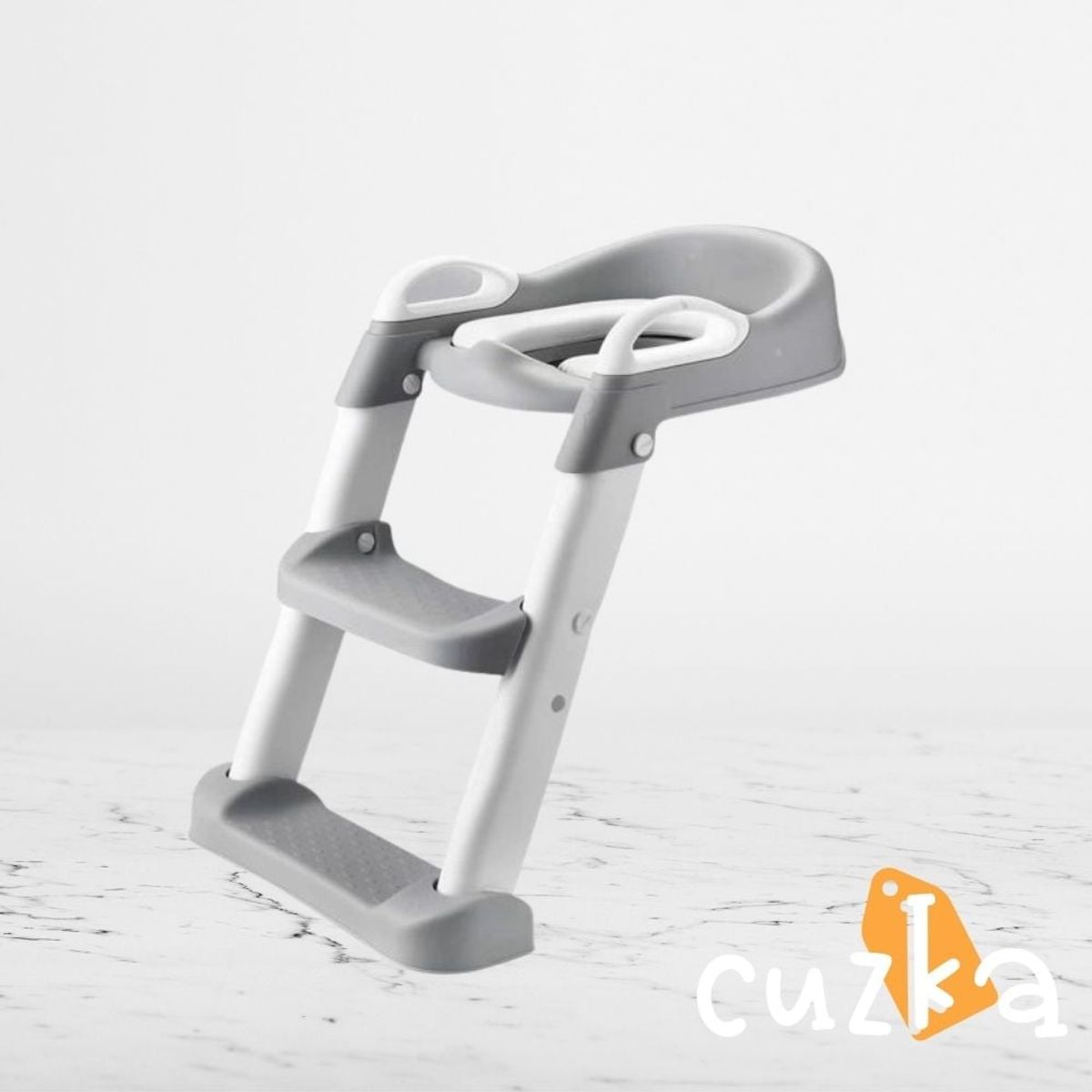 EBABY - Escalera Asiento de baño «SUZ» gris