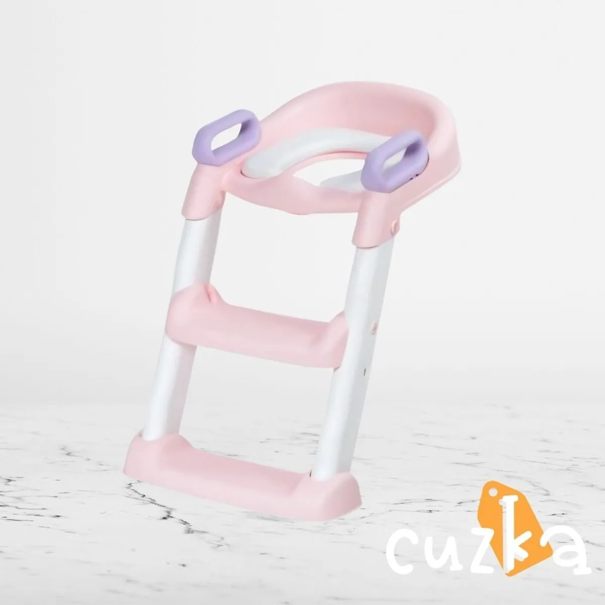 EBABY - Escalera Asiento de baño «SUZ» rosado