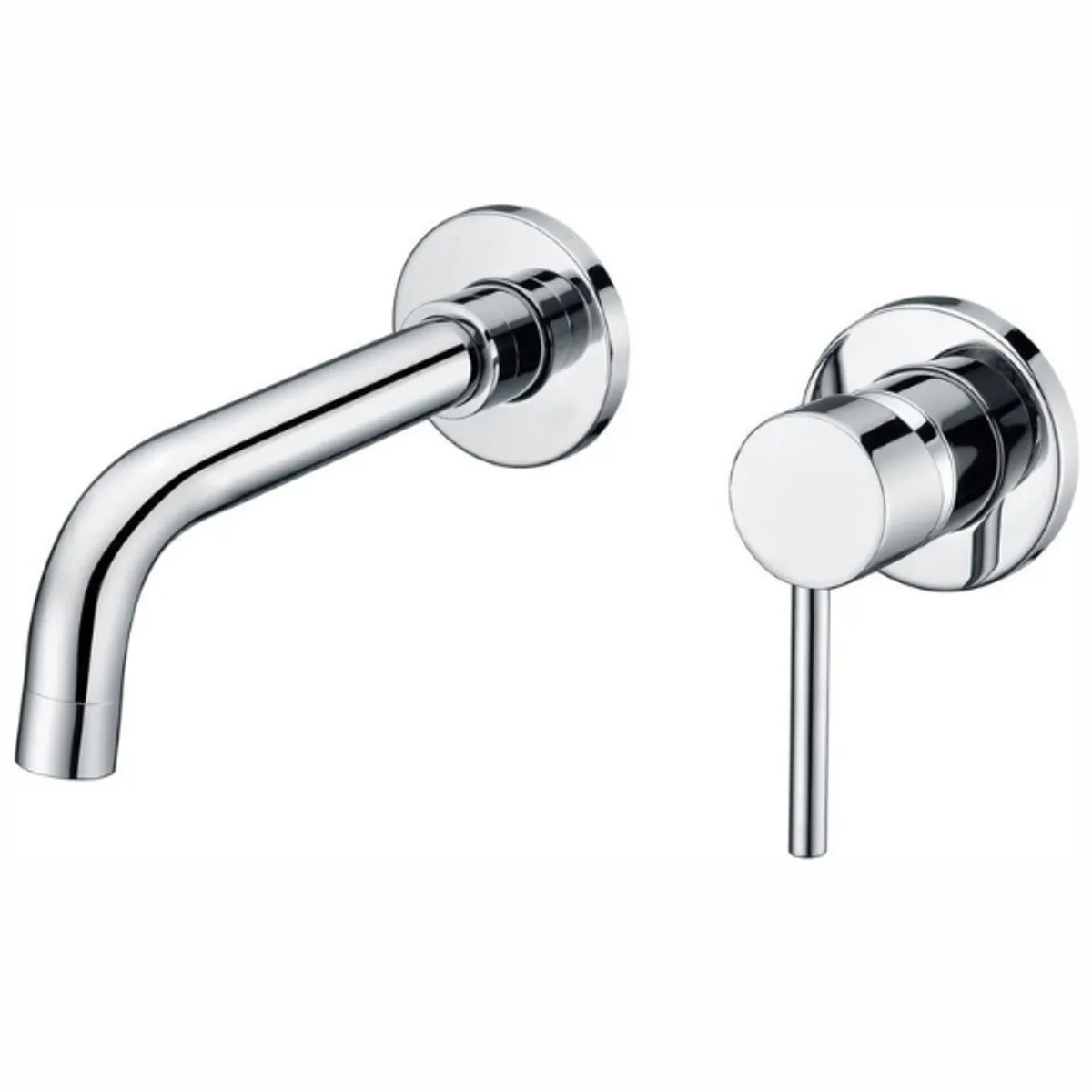 FRATELLI - MEZCLADORA MONOCOMANDO DE LAVATORIO A LA PARED CROMADO 0030050418