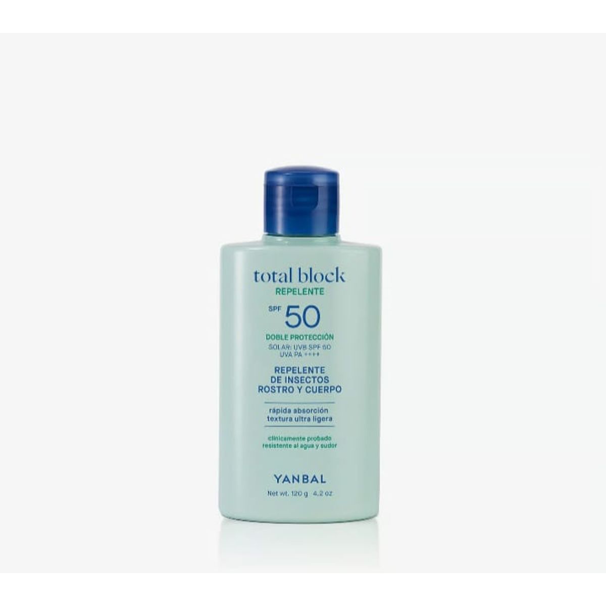 YANBAL - PROTECTOR SOLAR REPELENTE SPF 50 TOTAL BLOCK 120g