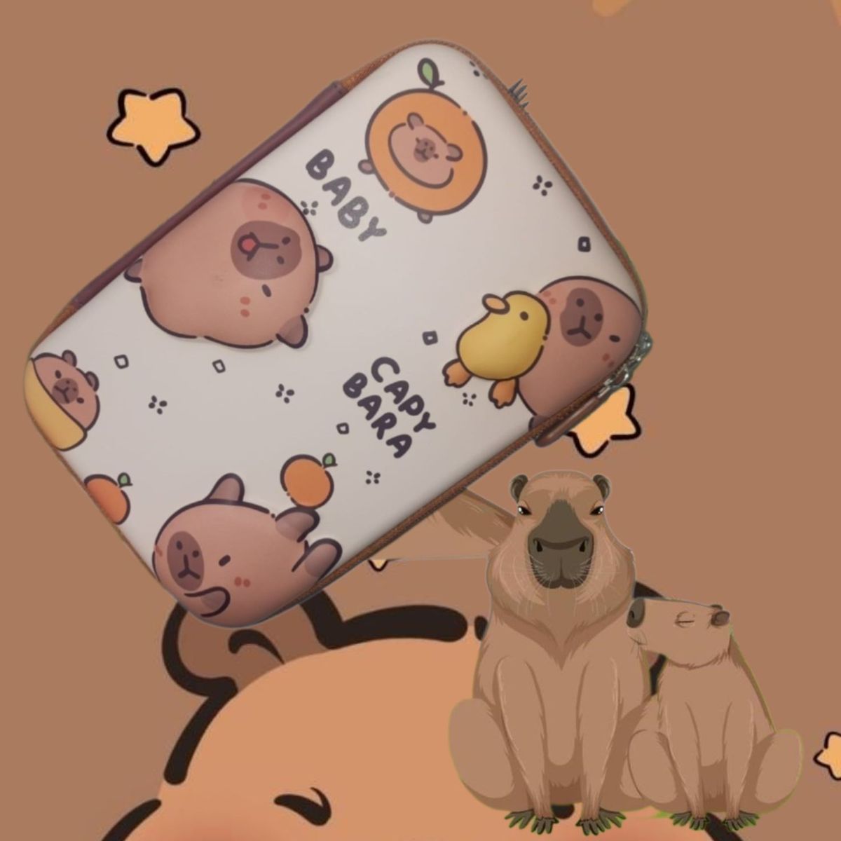 GENERICO - CARTUCHERA GRANDE 3D ESTUCHE ESCOLAR PARA NIÑOS KAWAII