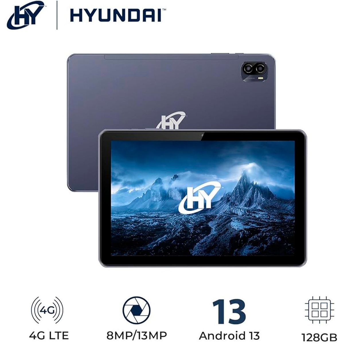 HYUNDAI - Tablet Hyundai HYTAB PLUS 10LB4 OCTA CORE RAM 4GB ROM 128GB 10.1" HD ADROID 13