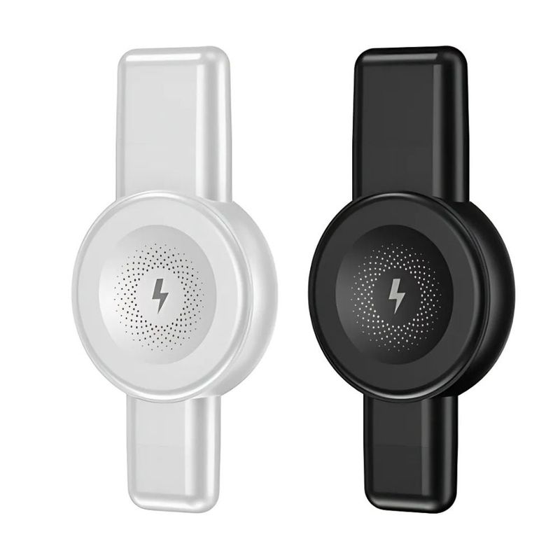 GENERICO - Cargador de reloj inductivo inalámbrico QI CX026 USB+USB-C 25W Blanco