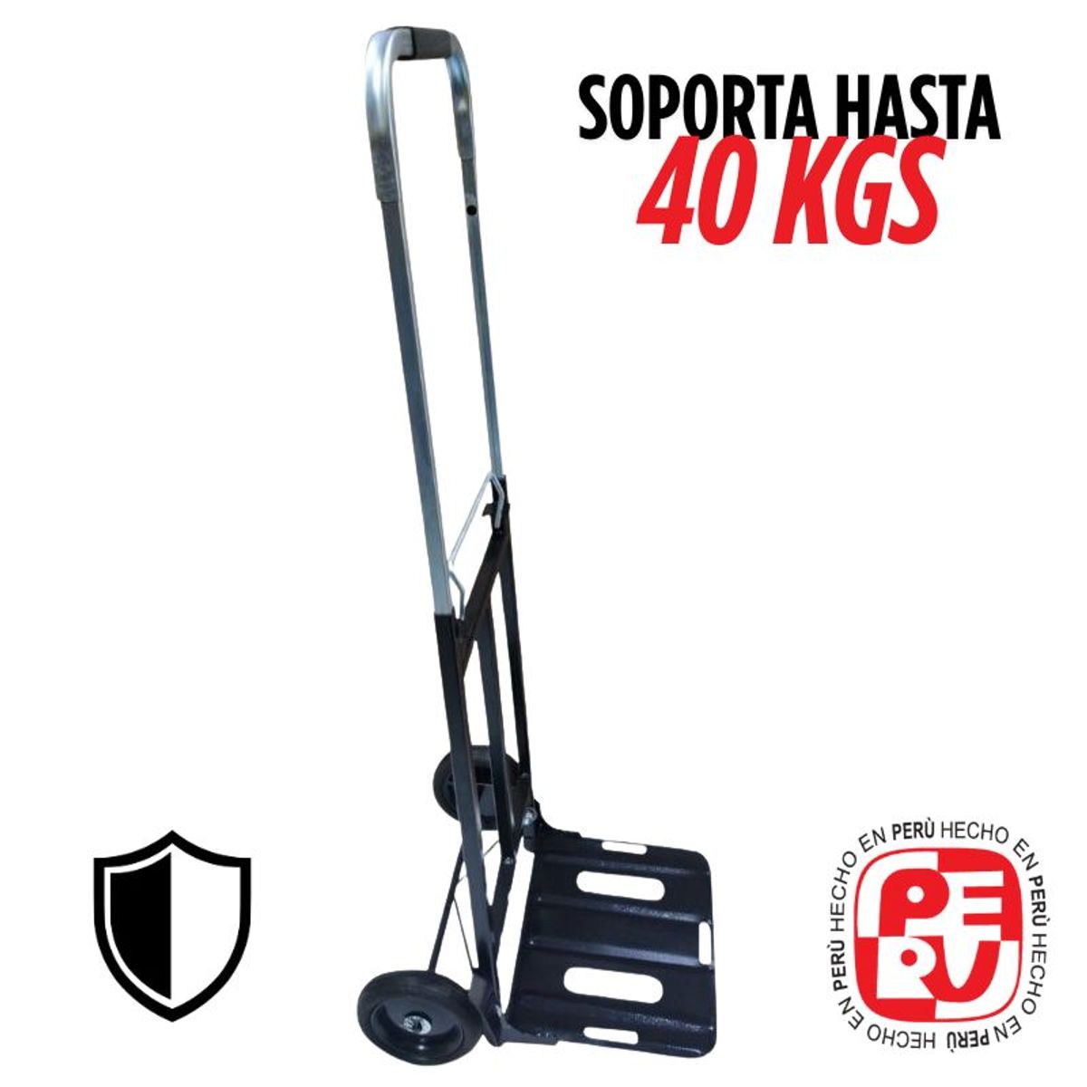 IMSARACKS - Carrito Mercado Plegable / Coche Compras Metal 40 KG