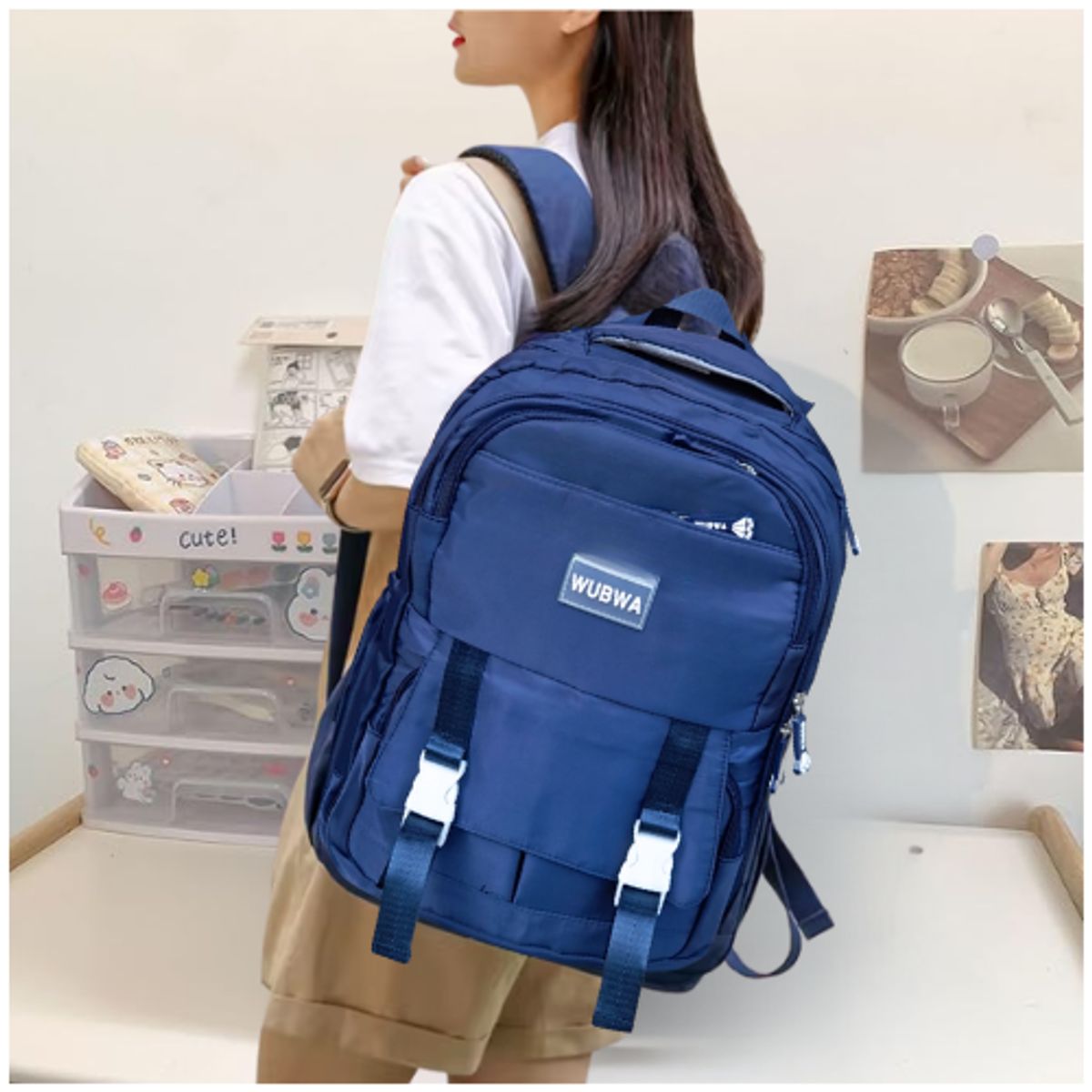 INSPIRA MARKET - Mochila Escolar Juvenil Moderna