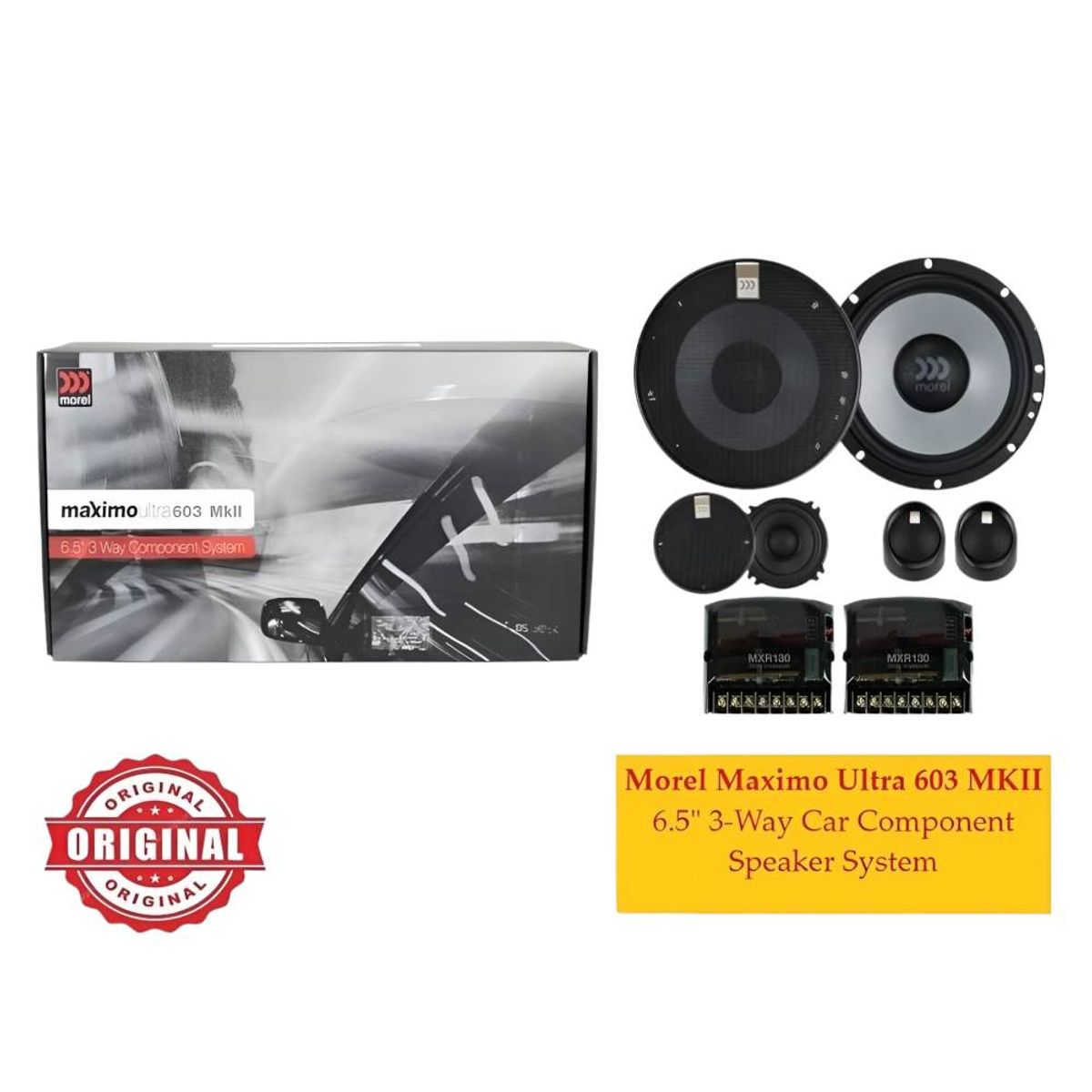 GENERICO - MOREL PARLANTES SET DE COMPONENTES MAXIMO ULTRA 603 MKII 3 VIAS