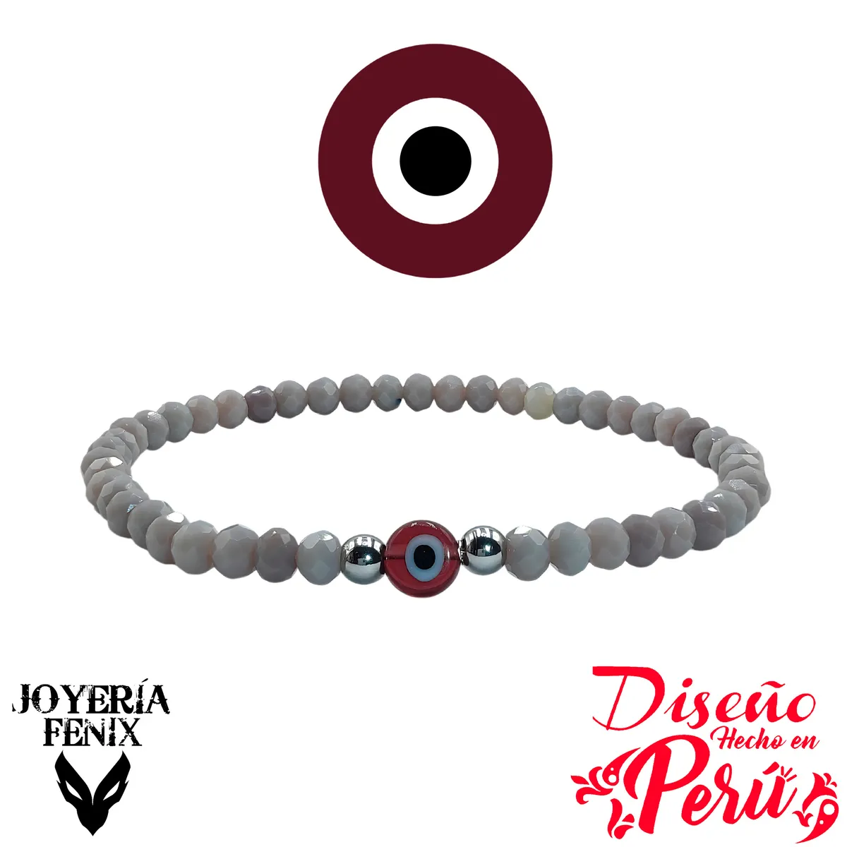 JOYERIA FENIX - Pulsera Ojo Turco Elástico - Joyería Fénix
