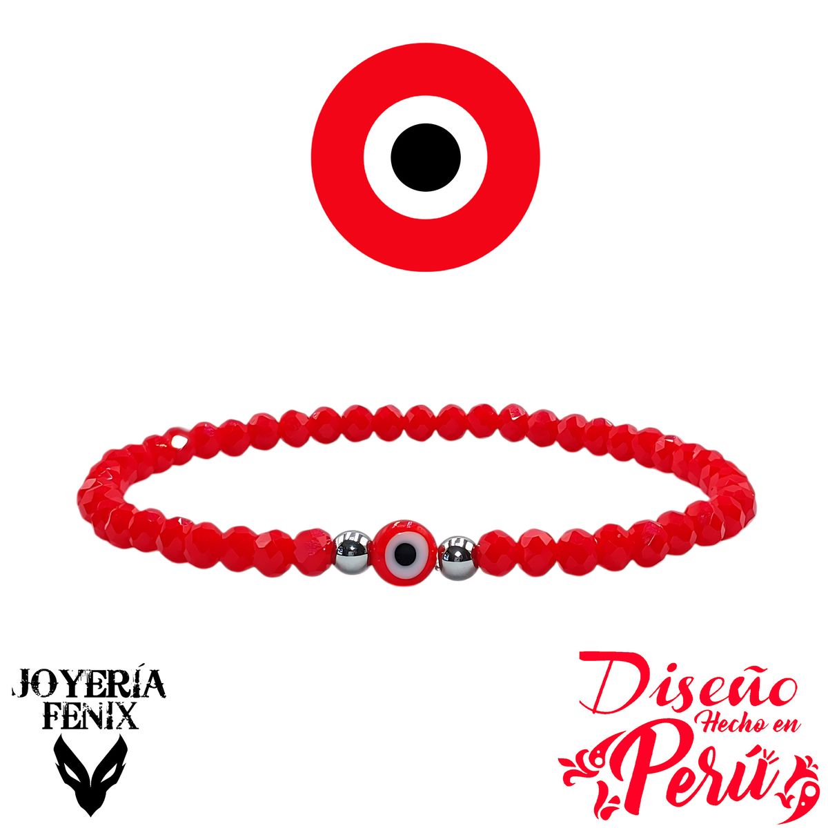 JOYERIA FENIX - Pulsera Ojo Turco Elástico - Joyería Fénix