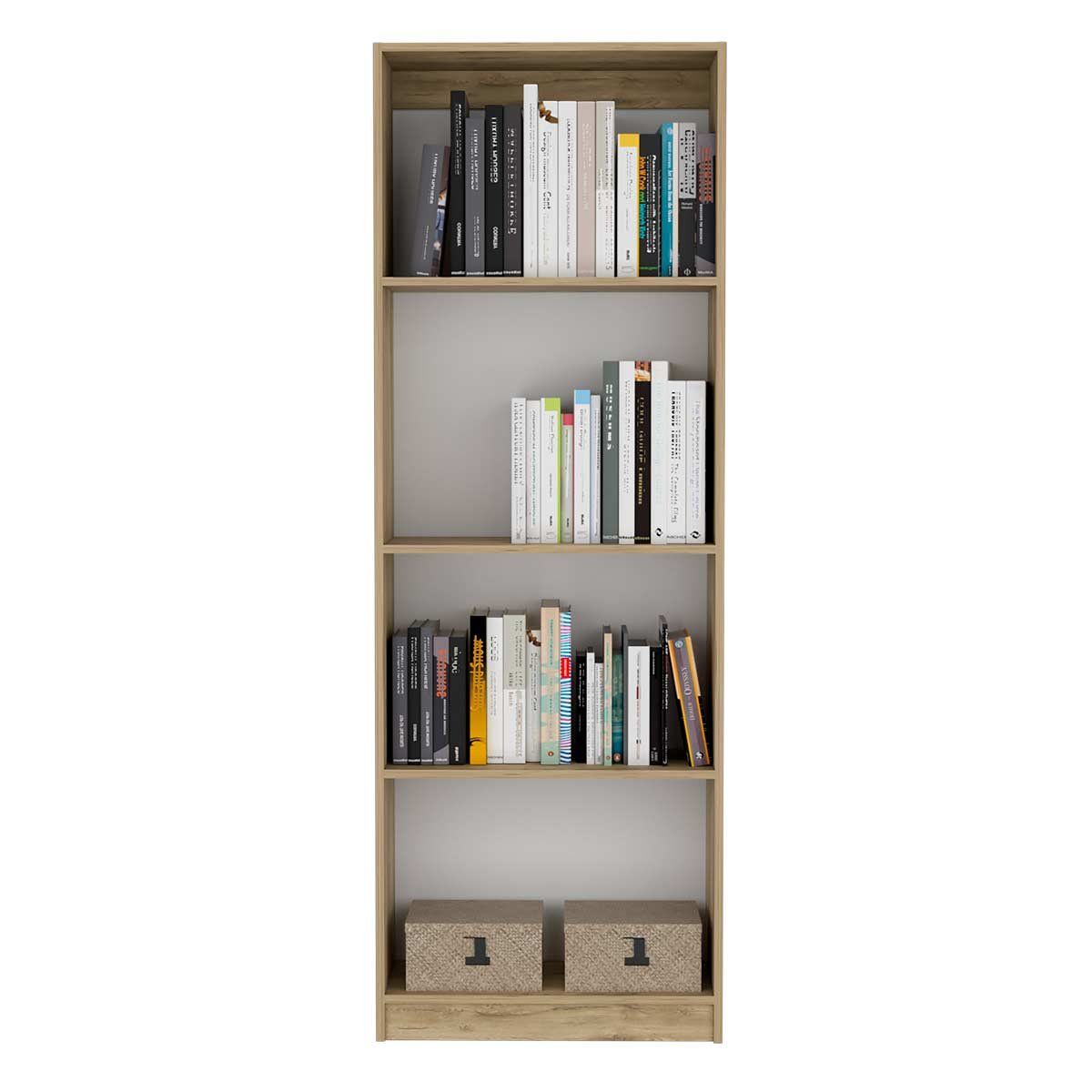 GENERICO - Estanteria Norlan E1  Macadamia  - Envío Armado y Melamina 18mm