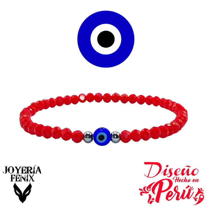 JOYERIA FENIX - Pulsera Ojo Turco Elástico - Joyería Fénix