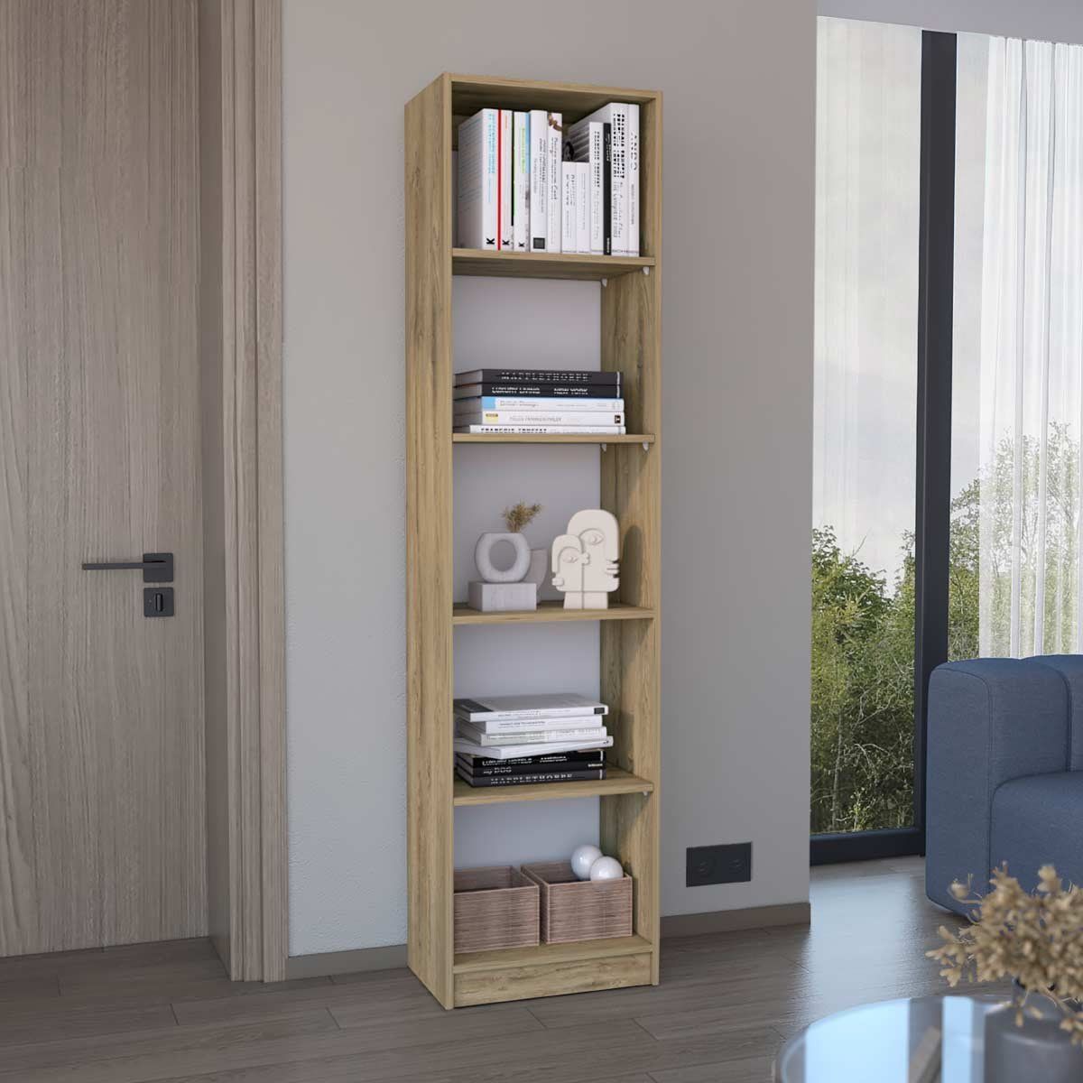 GENERICO - Estanteria Norlan E2  Macadamia  - Envío Armado y Melamina 18mm