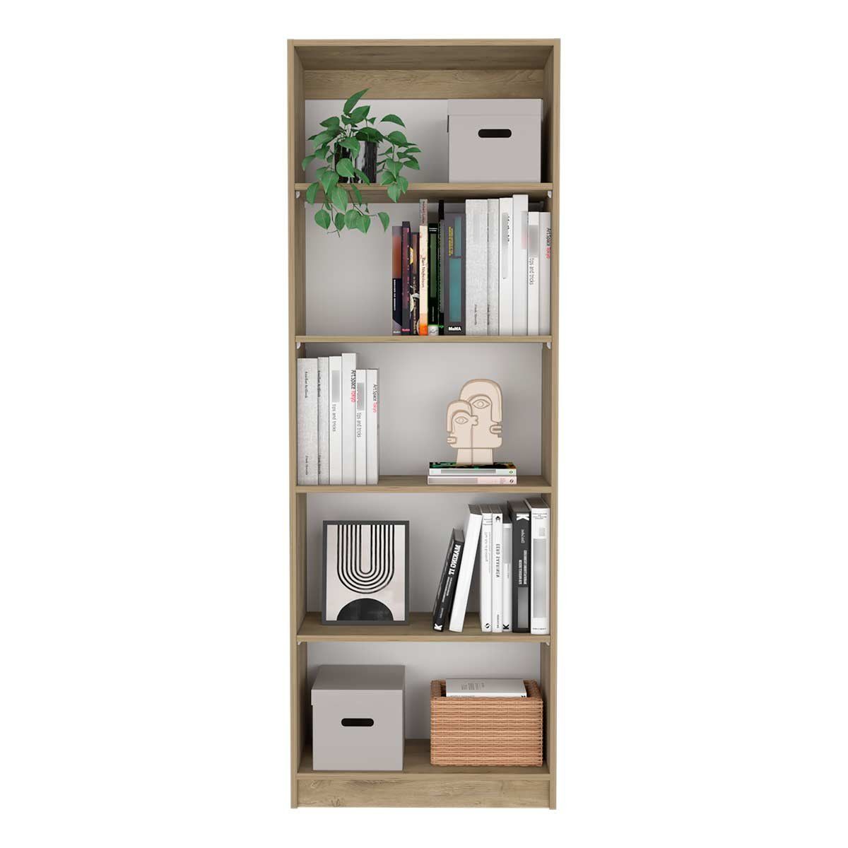 GENERICO - Estanteria Norlan E3  Macadamia  - Envío Armado y Melamina 18mm