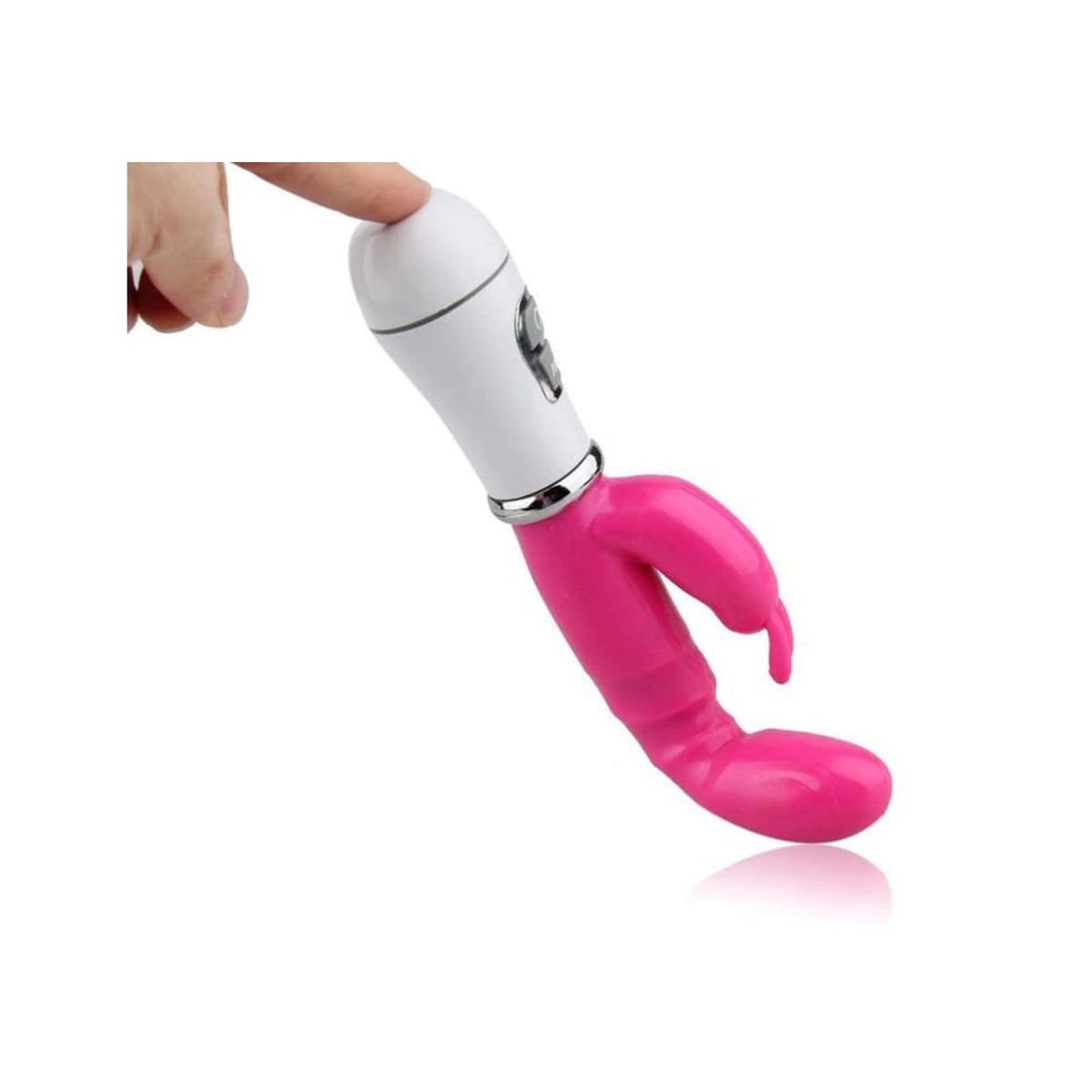 GENERICO - Vibrador Conejo De 12 Velocidades color rosa