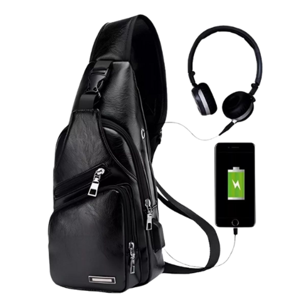 INSPIRA MARKET - Riñonera Morral Antirrobo Multifuncional