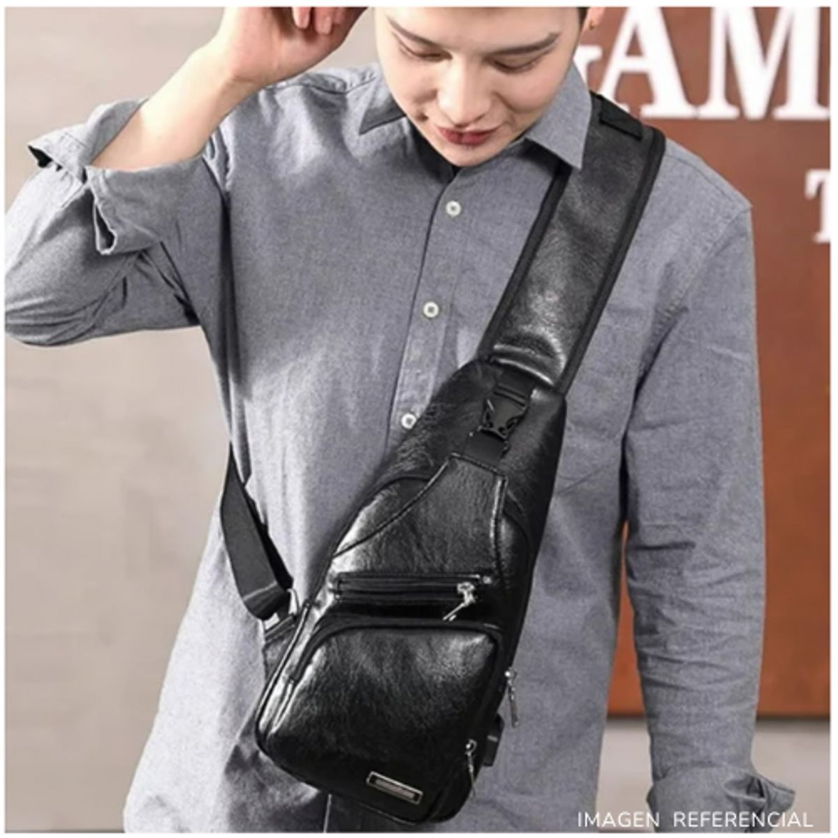 INSPIRA MARKET - Riñonera Morral Antirrobo Multifuncional