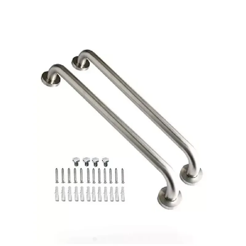 NATIONAL - Pack x 2 Barras De Apoyo/seguridad acero inox De 60cm